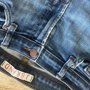 J Brand Blue Boot Cut Jeans with Vintage Wash